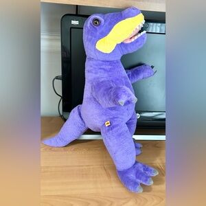 Build a bear dinosaur T Rex purple plush toys